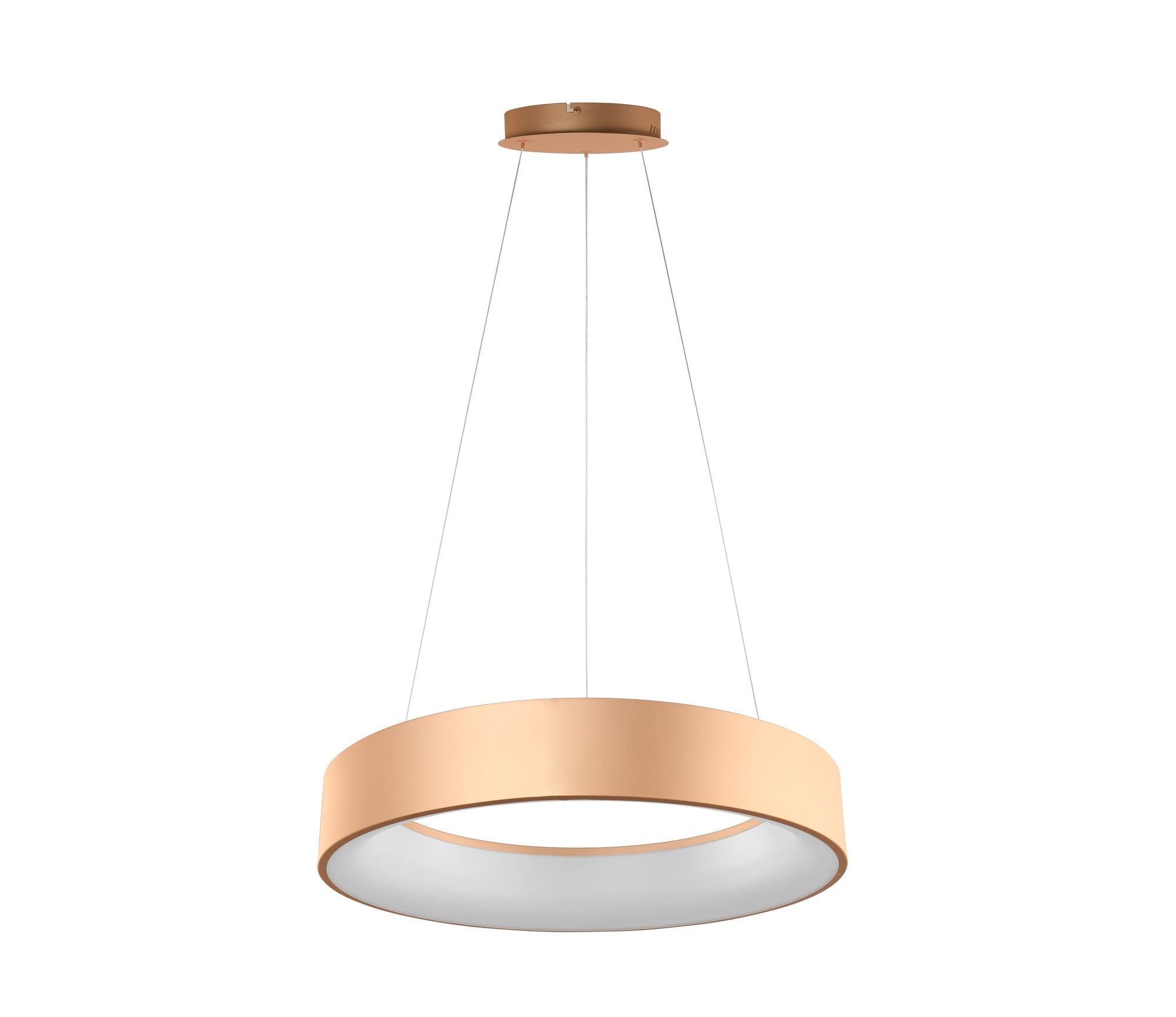 SOSPENSIONE LED NOAH ORO 60W 8000LM CCT 60X10X150CM
