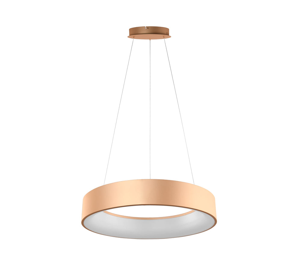SOSPENSIONE LED NOAH ORO 60W 8000LM CCT 60X10X150CM
