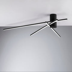 PLAFONIERA LED SHANGHAI NERA 27W 3750LM 3000K 92X100X14,5CM