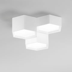 PLAFONIERA LED VORTEX BIANCA 36W 3930LM CCT 35X35X15CM