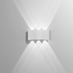 APPLIQUE BIEMISSIONE LED BEETLE BIANCA 6W 600LM CCT IP54 17X8X4CM