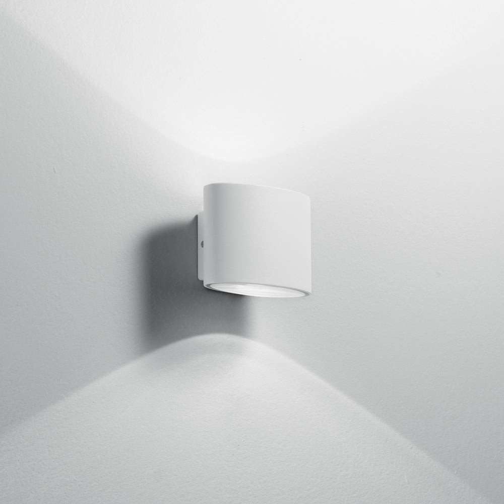 APPLIQUE BIEMISSIONE LED BOXTER BIANCA 2X4W 960LM CCT IP44 12,9X8,5X10CM