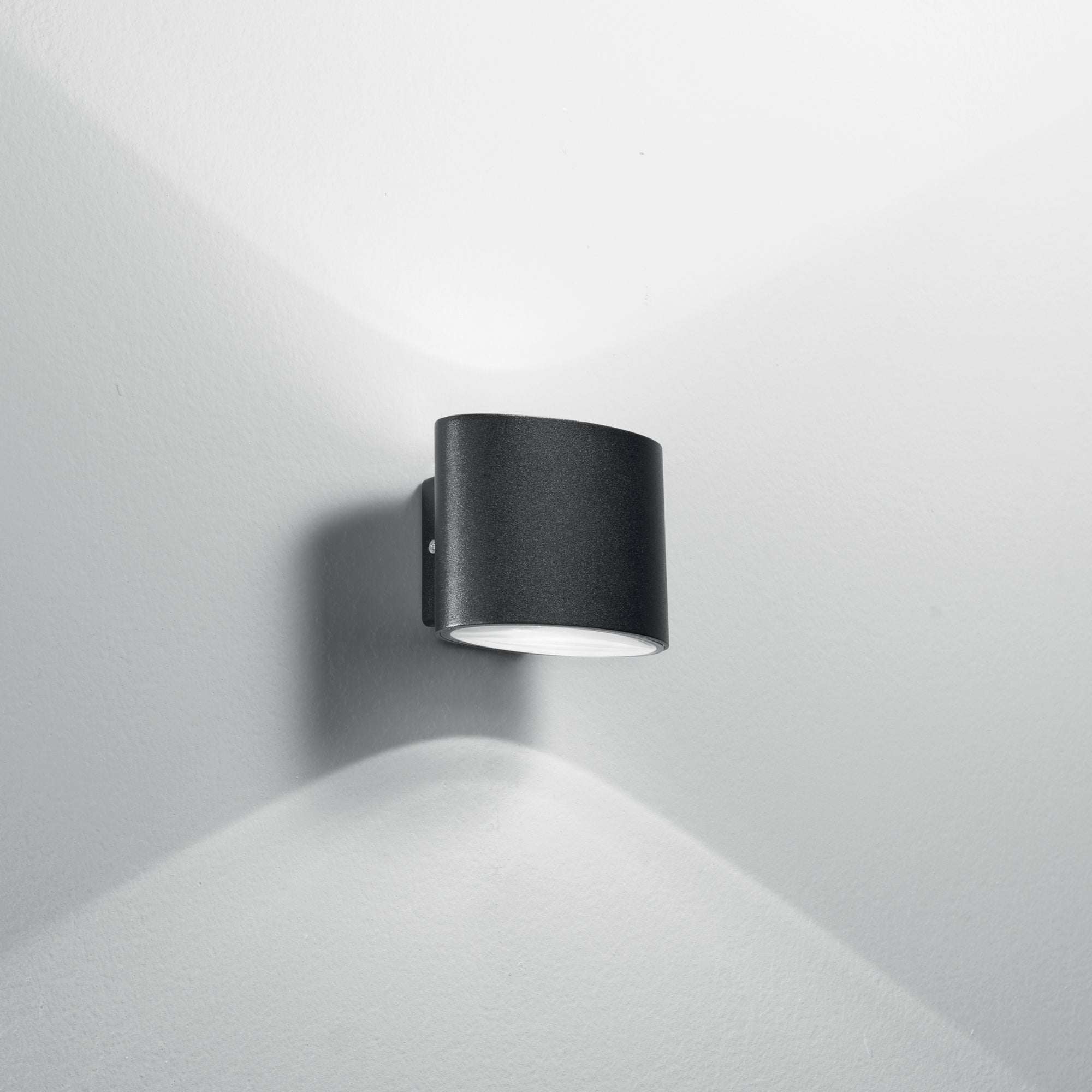 APPLIQUE BIEMISSIONE LED BOXTER NERA 2X4W 960LM CCT IP44 12,9X8,5X10CM