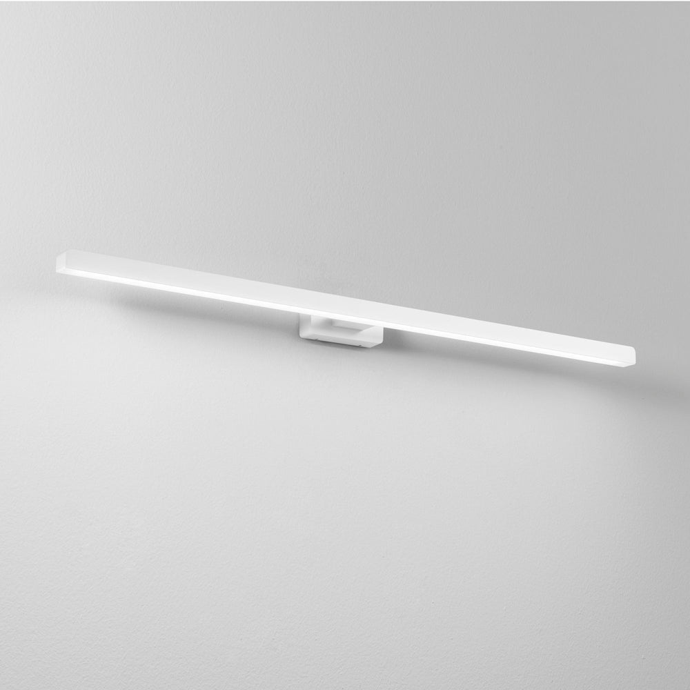 APPLIQUE LED LANCER BIANCA FISSAGGIO PARETE/SPECCHIO 13W 1000LM 4000K IP54 75x9x4CM
