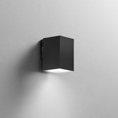 APPLIQUE LED POLO NERA QUADRATA 8W 980LM CCT IP65 7,8X9,9X11,6CM