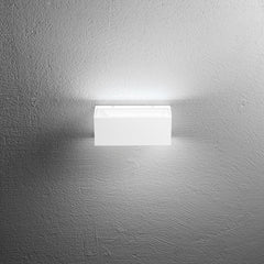 APPLIQUE BIEMISSIONE LED TWIN BIANCA 12W 1500LM CCT IP54 6,5X8,9X14CM