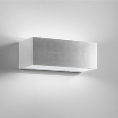 APPLIQUE BIEMISSIONE LED TWIN NIKEL 35W 4440LM 4000K IP54 30X10,8X12CM