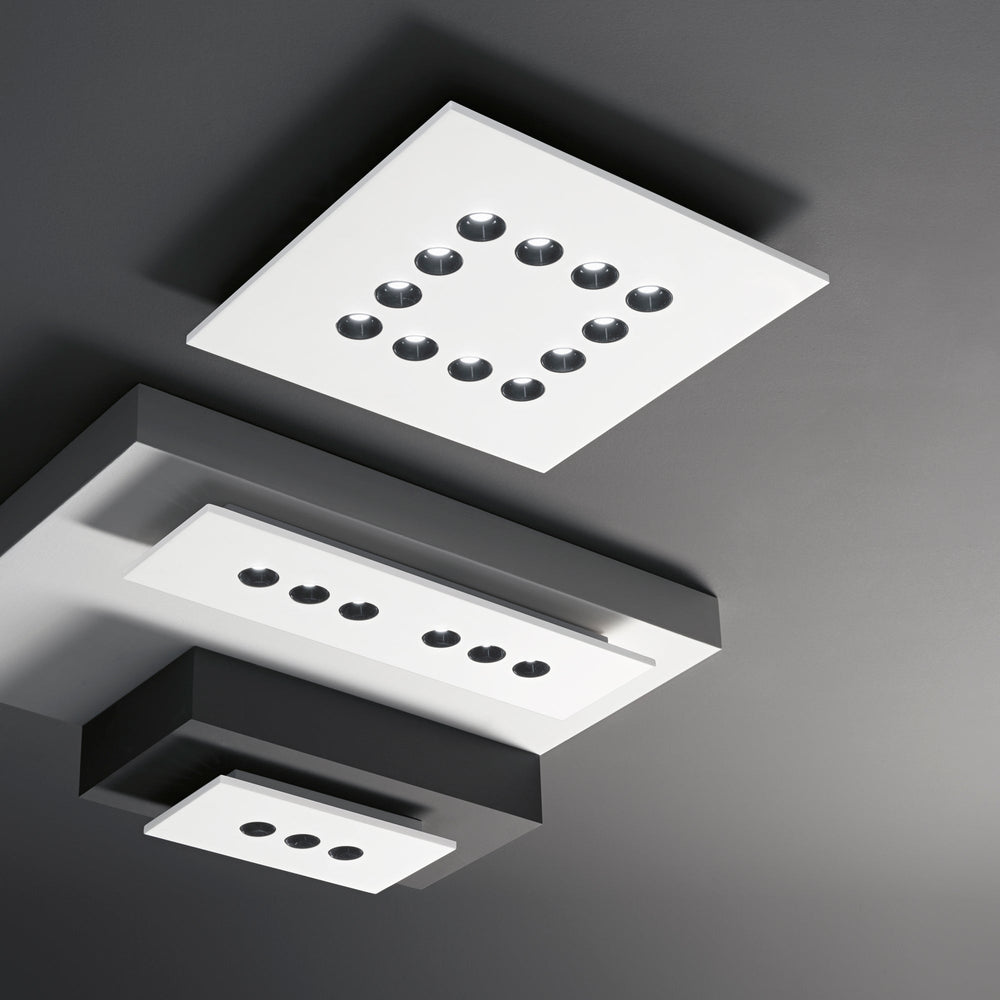 PLAFONIERA LED XICO BIANCA 3X4W 840LM CCT 40X4,7X20CM