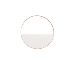 PLAFONIERA LED ALBA CIRCOLARE BIANCA E ORO 6W 900LM CCT 35X35X3,5CM