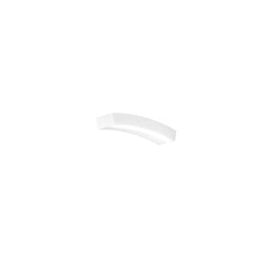"Applique LED ALOHA in gesso verniciabile, switcg luce calda e naturale, 35 cm."
