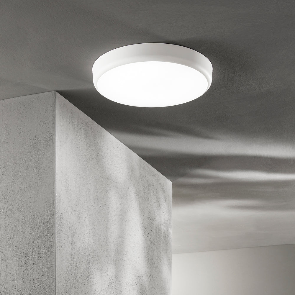 PLAFONIERA LED ALWAYS BIANCA 15W/20W/25W 1500/1900/2250LM CCT IP44 CON SENSORE RADAR 33X7CM