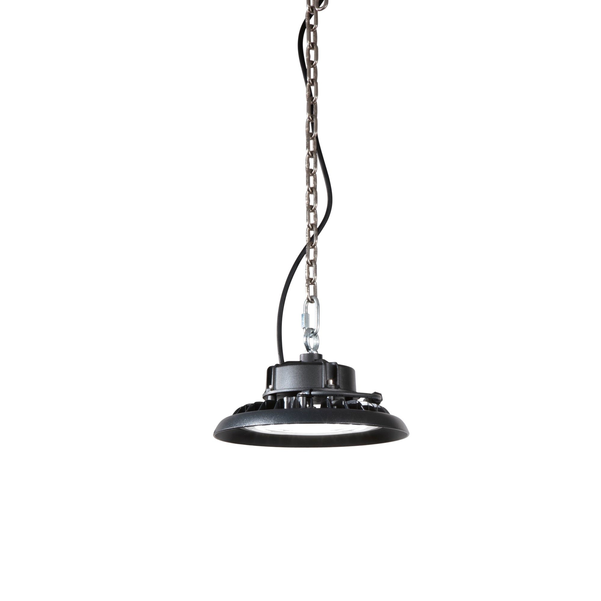 "Faro LED High-Bay AVATAR in alluminio nero 100W IP65"