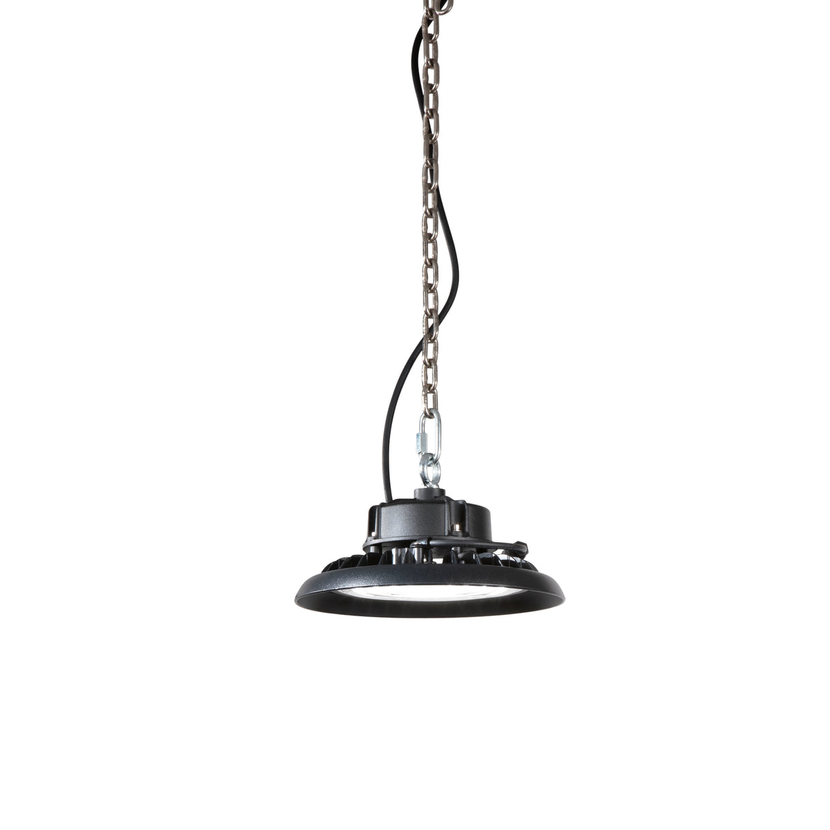 "Faro LED High-Bay AVATAR in alluminio nero 100W IP65"