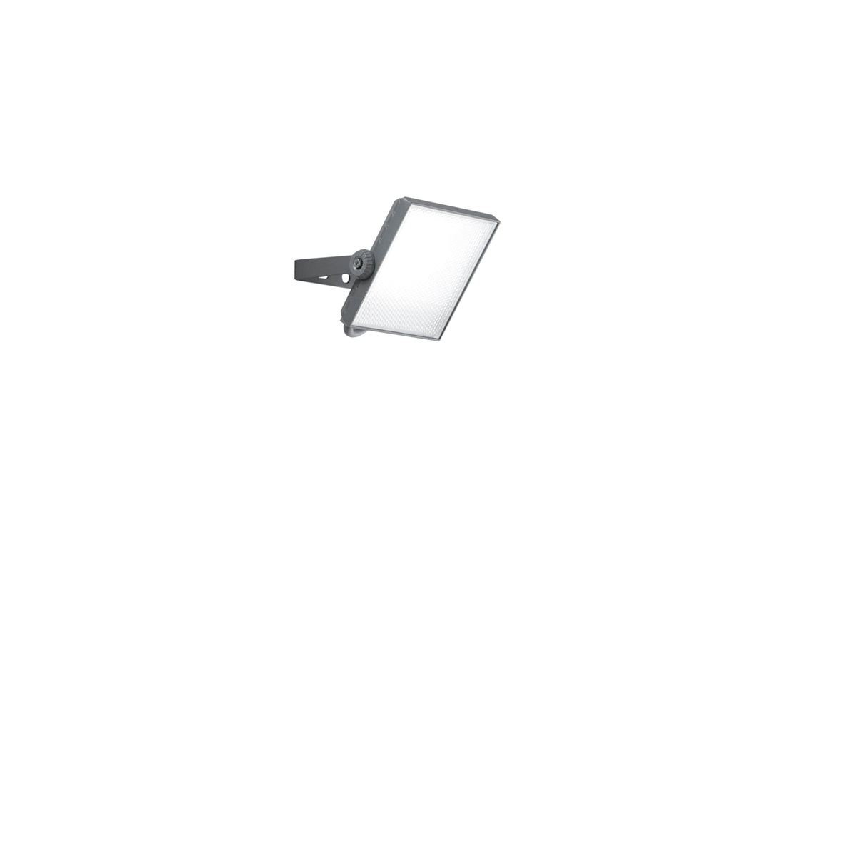 "Proiettore LED AXEL in alluminio argento 10W con sensore di movimento e CCT IP44"