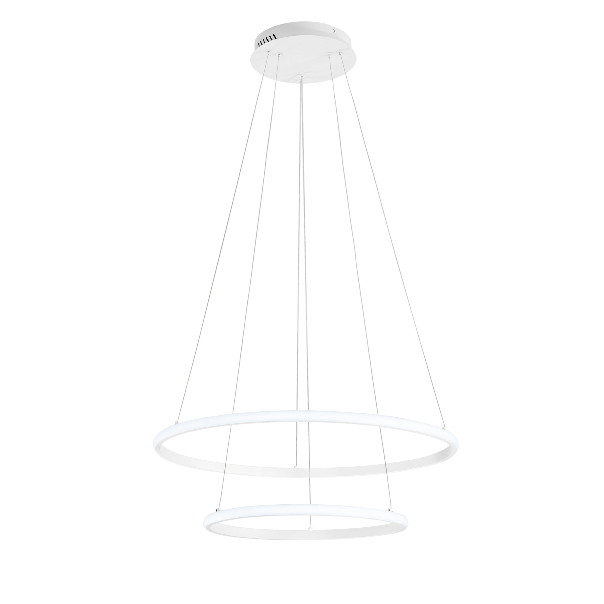 SOSPENSIONE LED AXIS BIANCA 31W 2635LM CCT+RGB DYGITAL CON TELECOMANDO 60/40X150CM