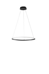 "Sospensione LED AXIS con diffusore bianco singolo in silicone Ø 60cm. CCT"