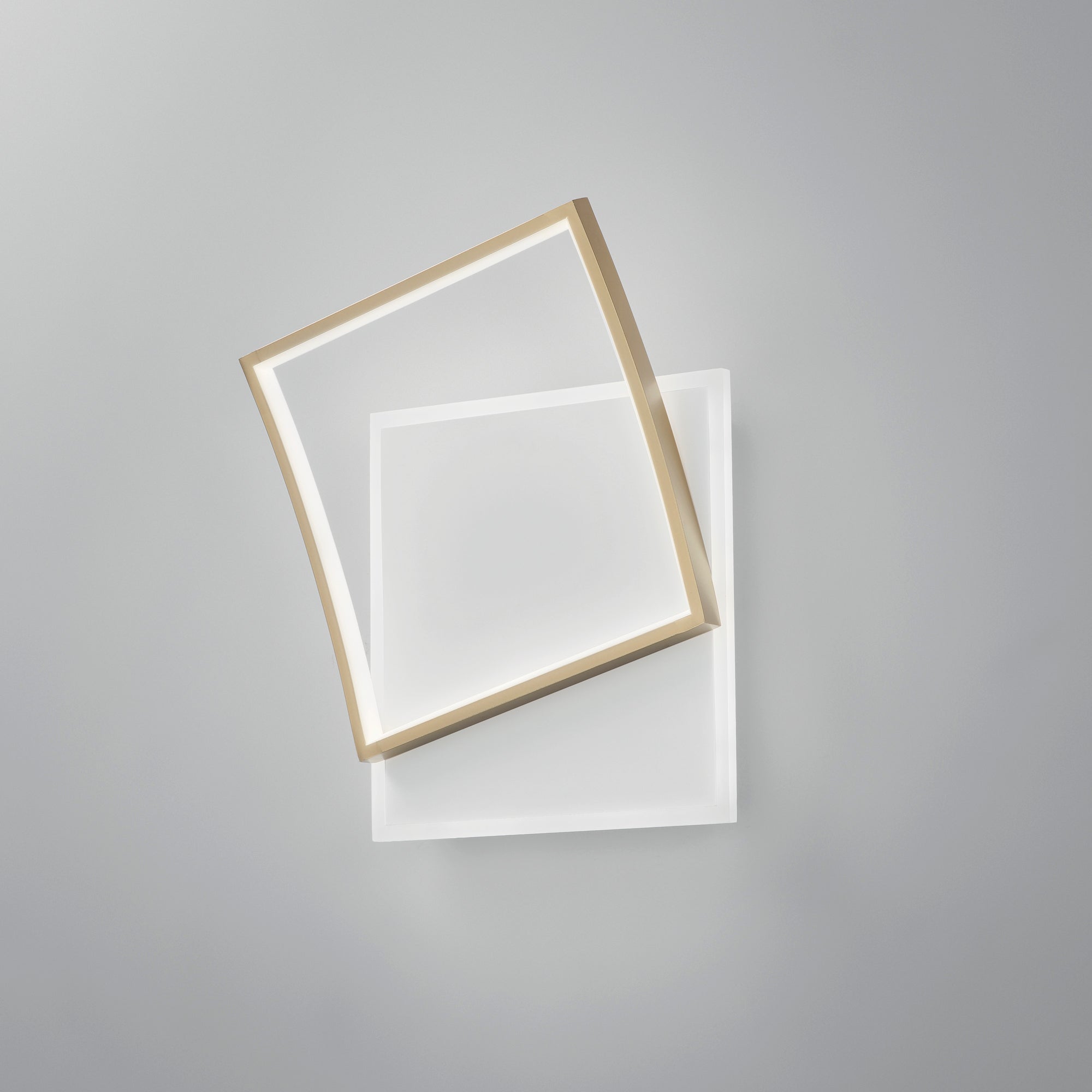PLAFONIERA LED AYRTON QUADRATA ORO 42W 5200LM CCT 37X10X42CM