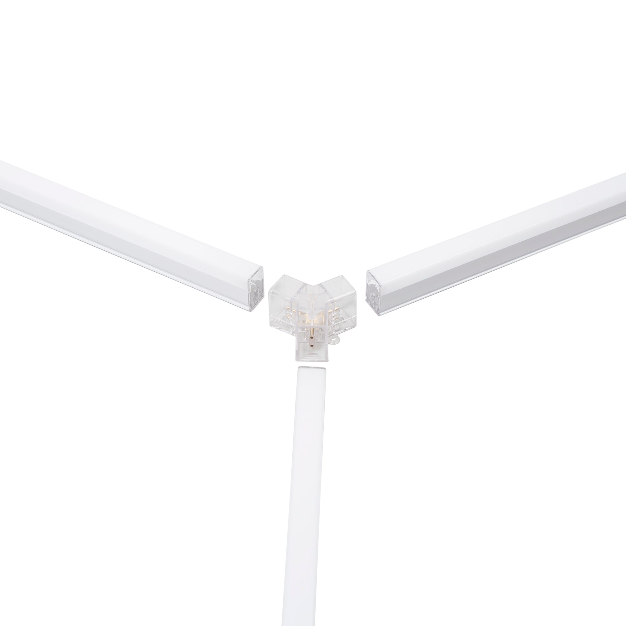 Connettore a 3 angoli 120° per barra LED SHAPE