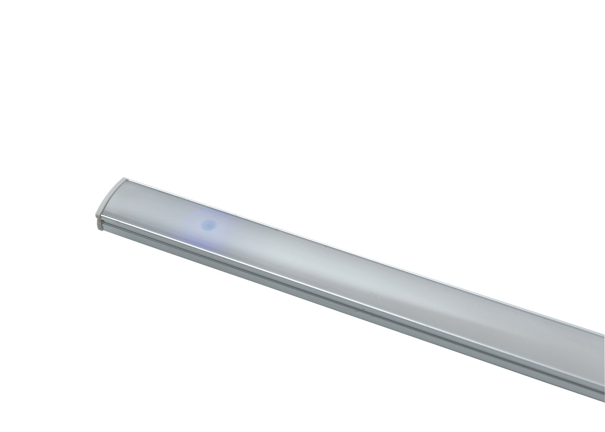 "Sottopensile LED UNIX argento con interruttore touch 60W 270cm."