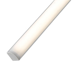 "Sottopensile LED angolare UNIX argento con interruttore touch 12W 60 cm."
