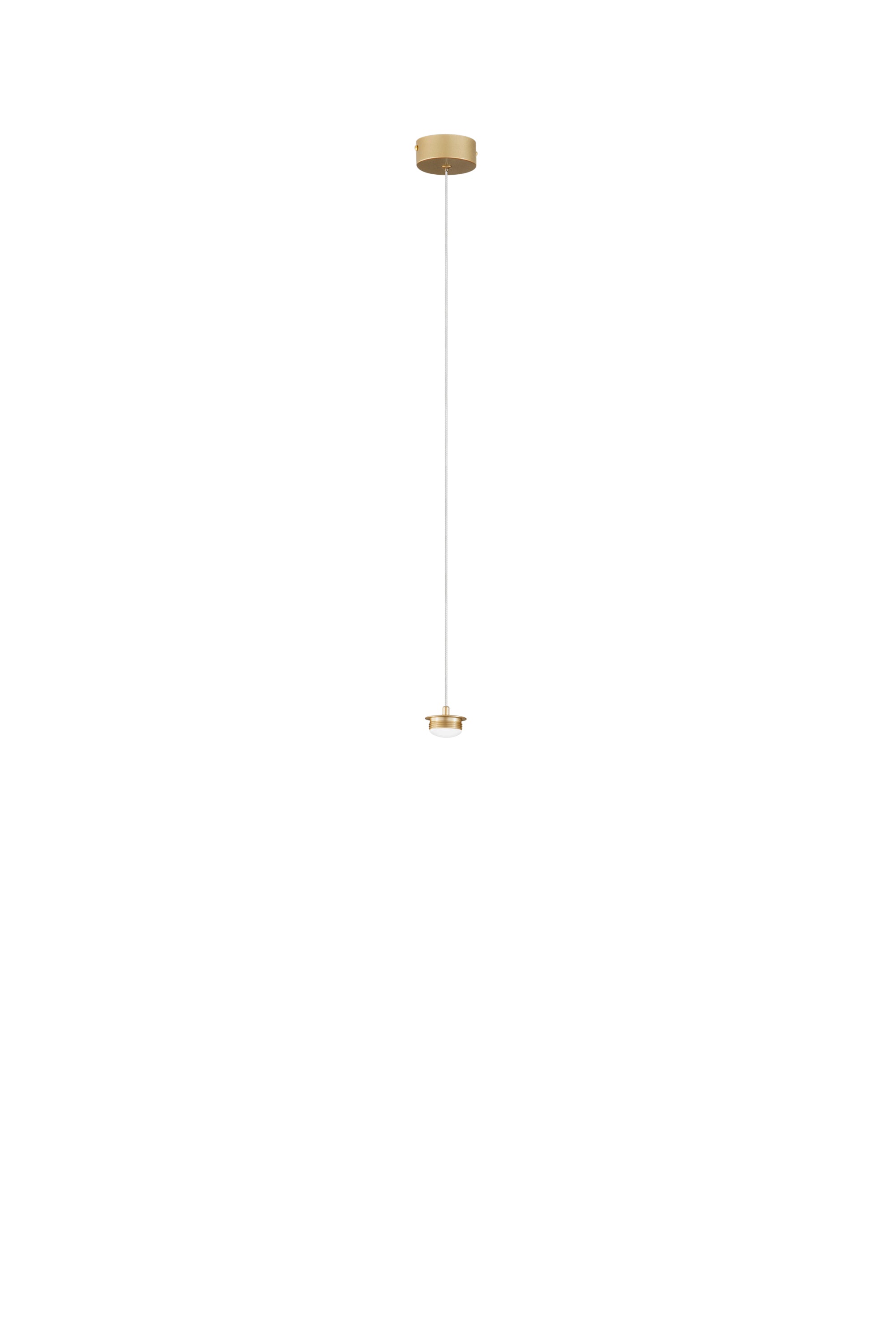 "Base per sospensione Giselle oro 1 punto luce - Ø 8cm."
