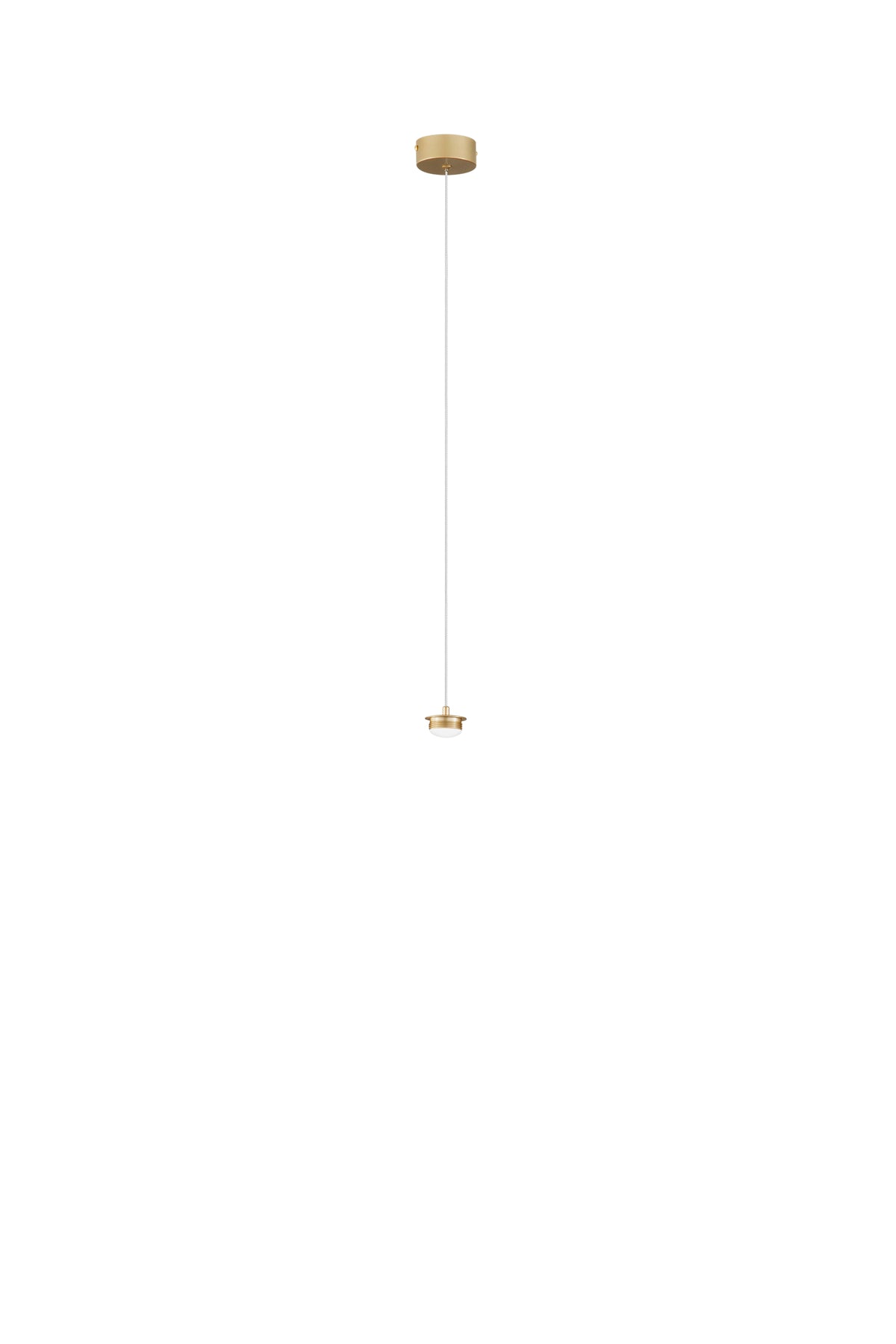 "Base per sospensione Giselle oro 1 punto luce - Ø 8cm."