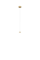 "Base per sospensione Giselle oro 1 punto luce - Ø 8cm."