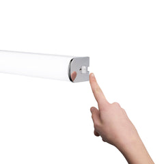 "Applique da bagno LED BLASTER in metallo cromato luce naturale IP44"
