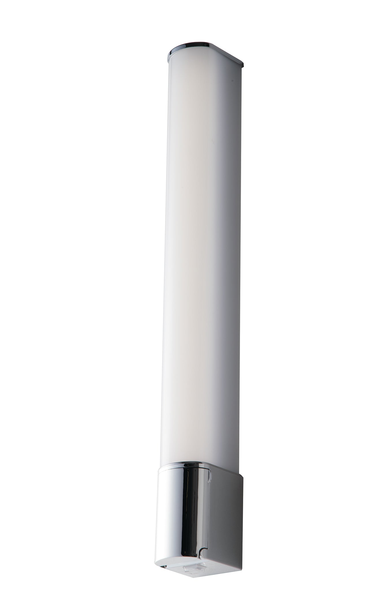APPLIQUE LED BLASTER BIANCA/CROMO 8W 1000LM 4000K IP44 CON PRESA SCHUKO 49,2X5,9X6,6CM