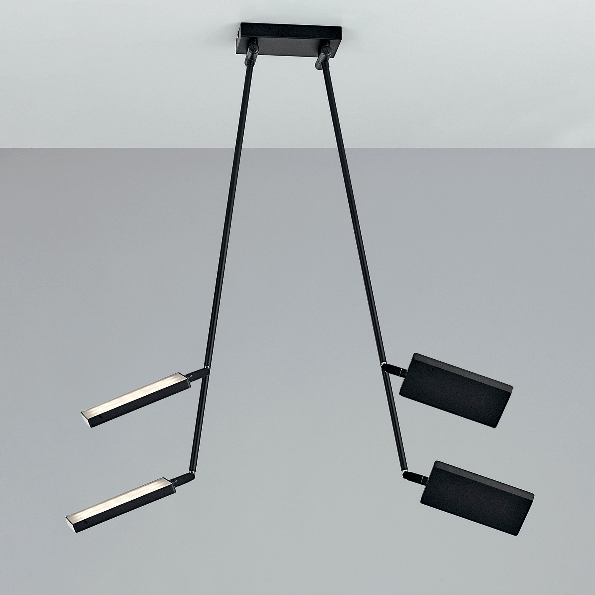 PLAFONIERA LED BOOK NERA 36W 3640LM 3200K 15-200X85CM