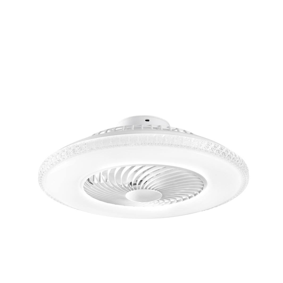 "Ventilatore LED BOREA diamantato 3 velocità con Wi-Fi e telecomando"