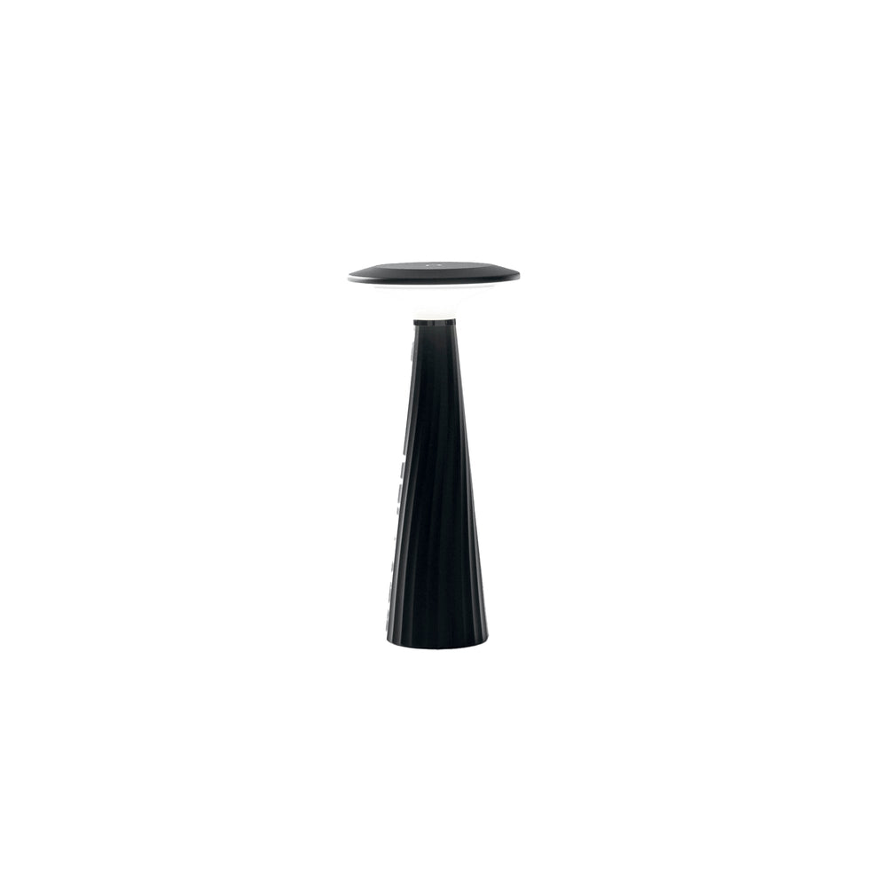 LAMPADA DA TAVOLO LED BRIO NERA LED 2,5W 200LM 3000K IP44 13X28,5CM