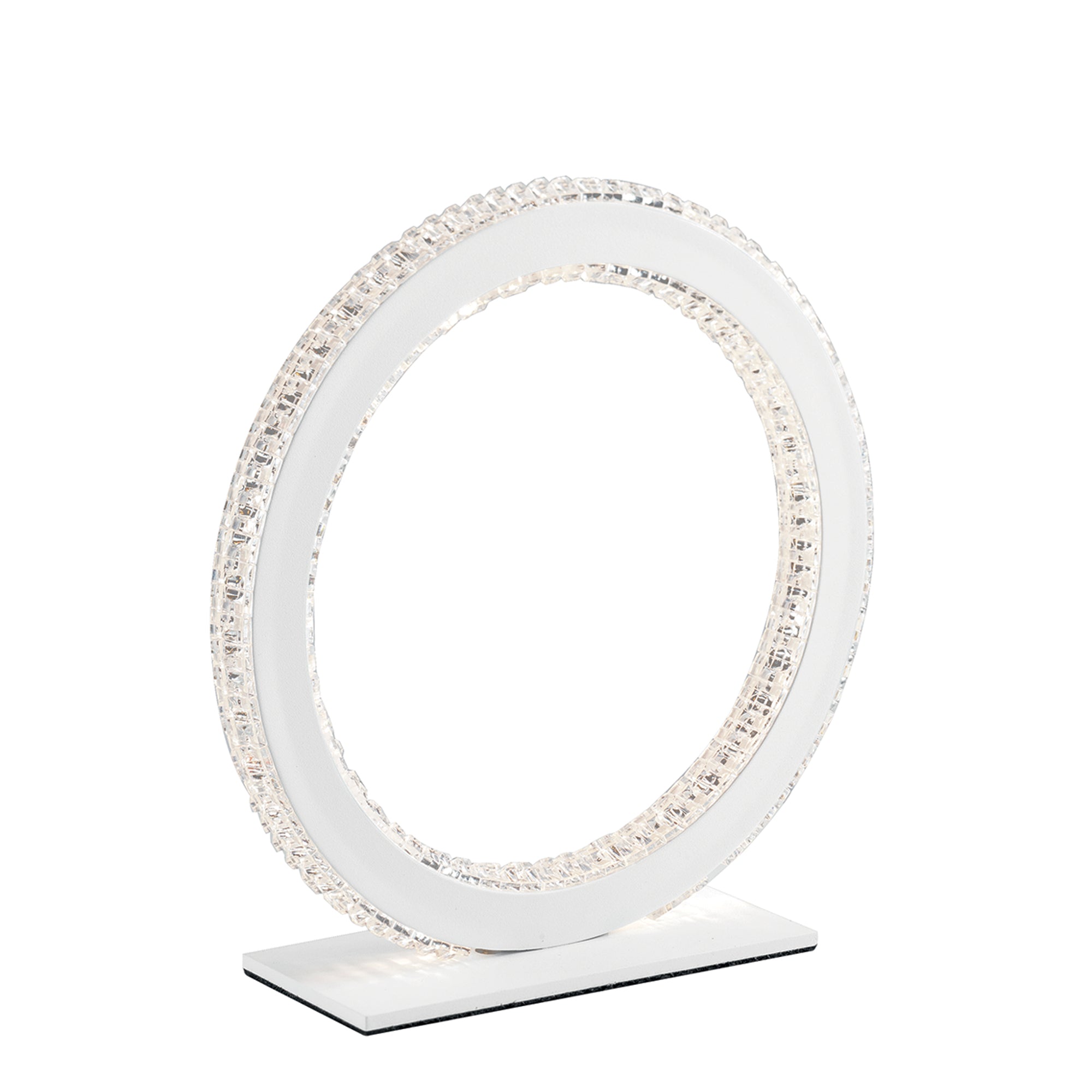"Lampada da tavolo LED BRYANT con diffusore diamantato 18W 4000K luce naturale"