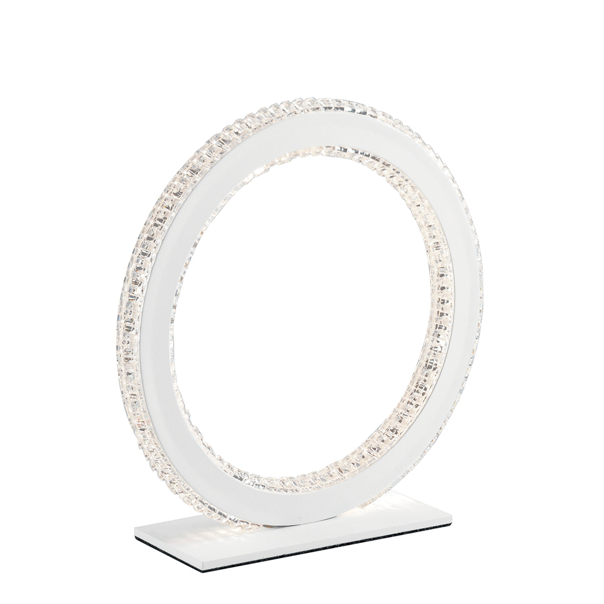 "Lampada da tavolo LED BRYANT con diffusore diamantato 18W 4000K luce naturale"