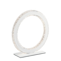 "Lampada da tavolo LED BRYANT con diffusore diamantato 18W 4000K luce naturale"