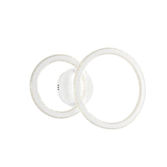 "Plafoniera LED BRYANT con due diffusori diamantati 45W 4000K (luce naturale)"
