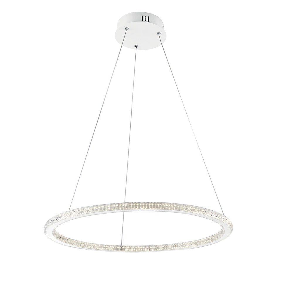 SOSPENSIONE LED BRYANT BIANCA 45W 5800LM 3000K 60X2X150CM