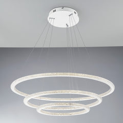 SOSPENSIONE LED BRYANT BIANCA 100W 11900LM 4000K 80X60X150CM