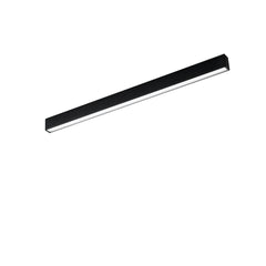 "Barra LED a sospensione in alluminio nero 26W 3000K 1mt."