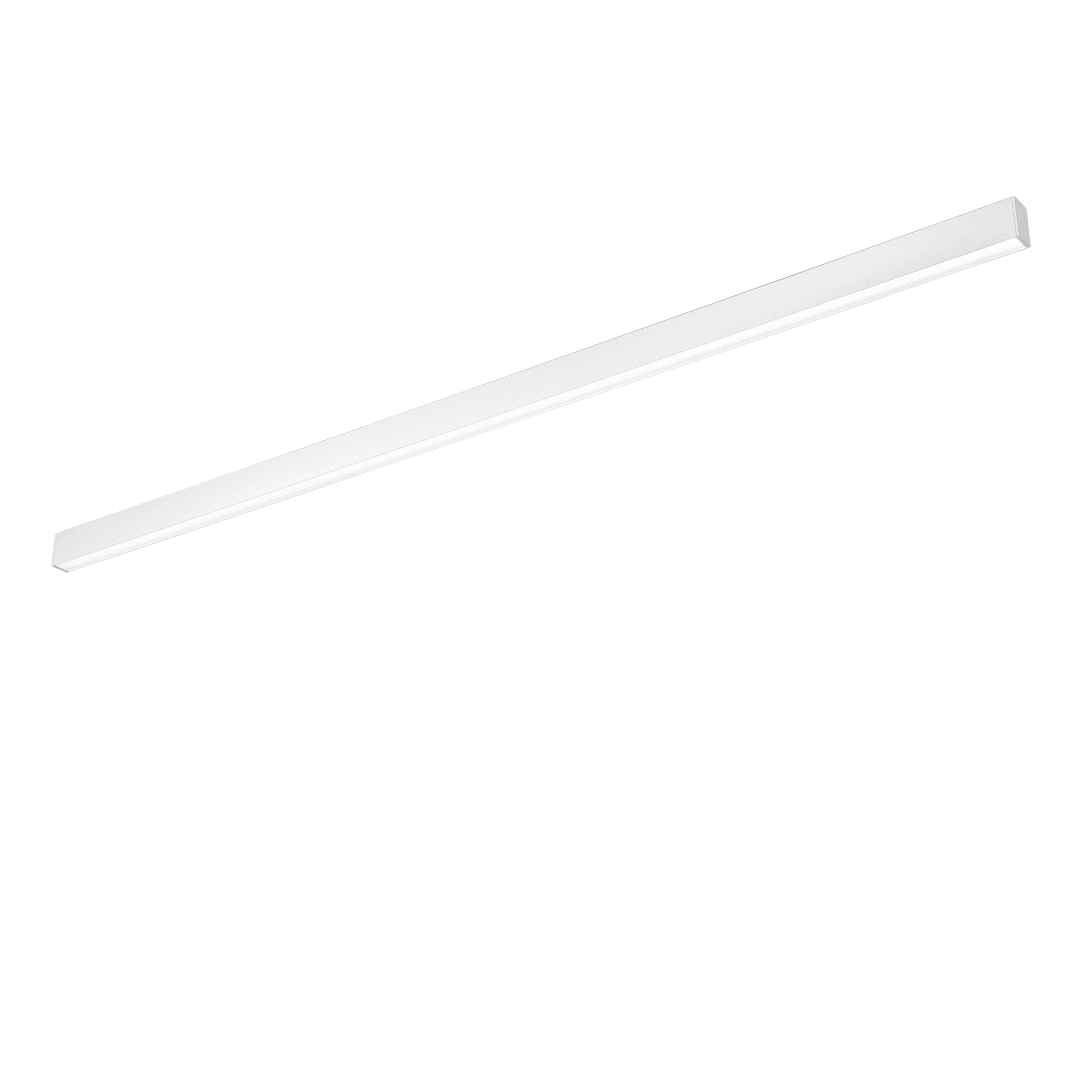 "Barra LED a sospensione in alluminio bianca 52W 3000K 2 mt."
