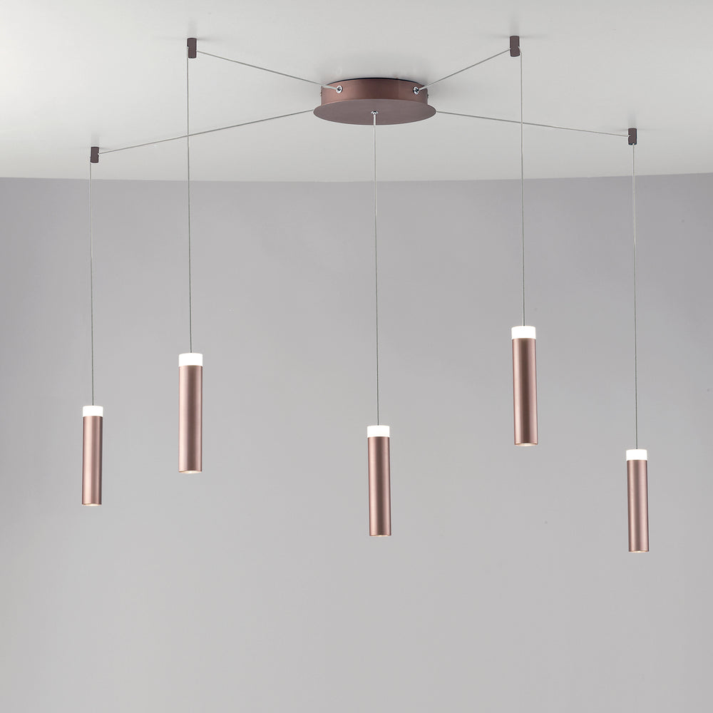 PLAFONIERA LED CANDLE BRONZO 35W 3600LM 4000K 400X20X4CM