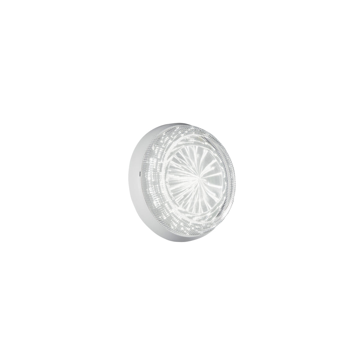 "Plafoniera LED da esterno CAPRI bianca Ø25,4cm 30W con CCT IP65"