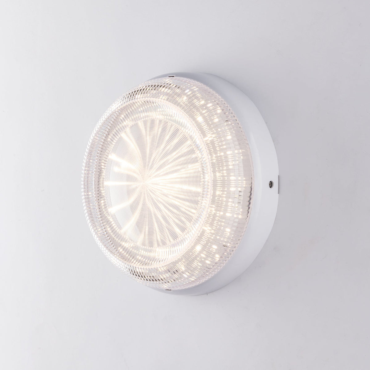 "Plafoniera LED da esterno CAPRI bianca Ø20,7cm 20W con CCT IP65"