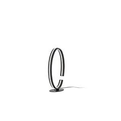 "Lampada da tavolo LED CLARKE in alluminio nero 3000K (luce calda)"