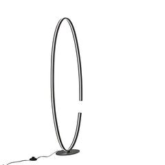 "Piantana LED CLARKE in alluminio nero 4000K (luce naturale)"