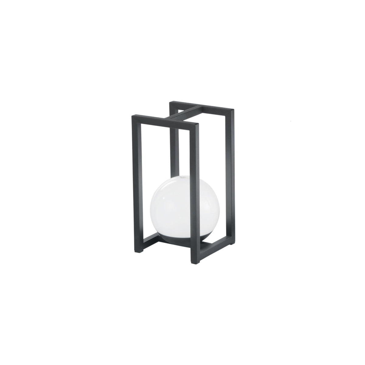 LAMPADA RICARICABILE LED CLIMAX NERA 2W 140LM 4000K IP54 16X16X30,4CM