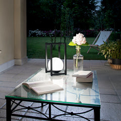 LAMPADA RICARICABILE LED CLIMAX NERA 2W 140LM 4000K IP54 16X16X30,4CM