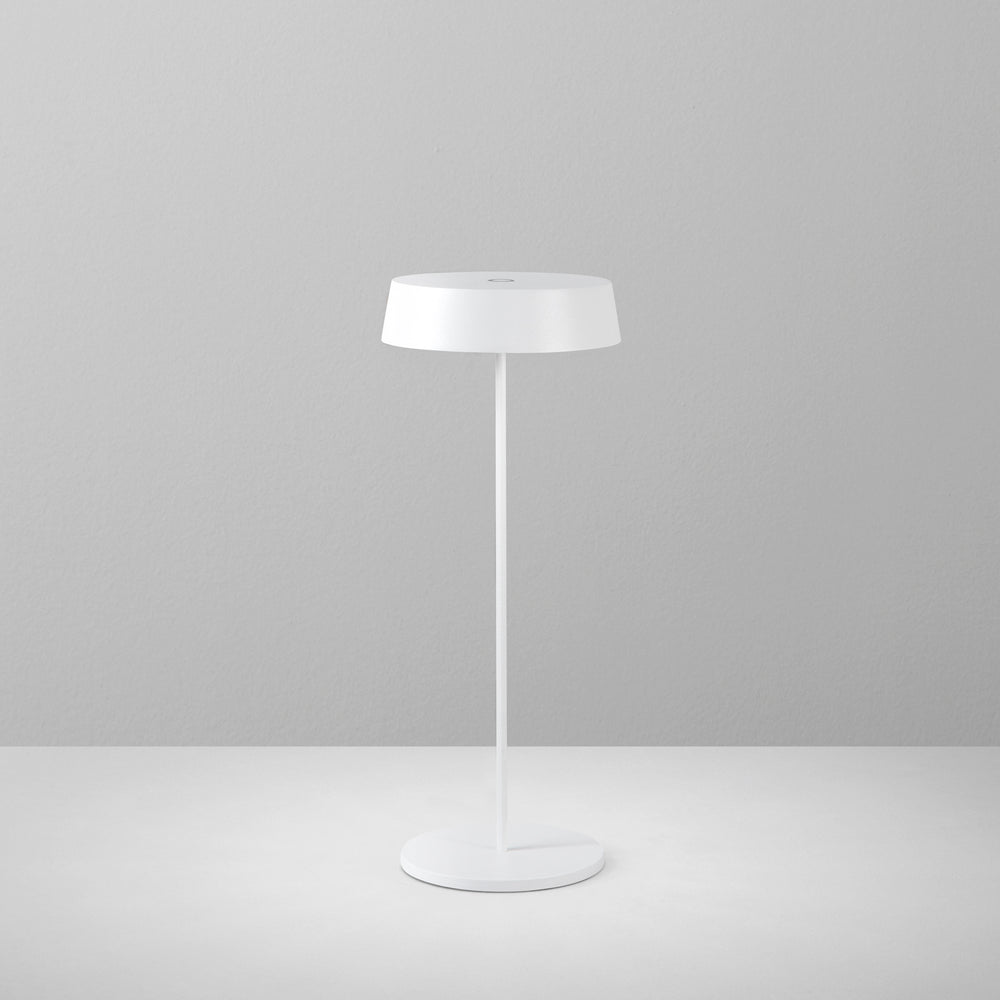 LAMPADA DA TAVOLO RICARICABILE LED COCKTAIL BIANCA 2,2W 192LM 3000K DIMM. IP54 29,5X12X12CM