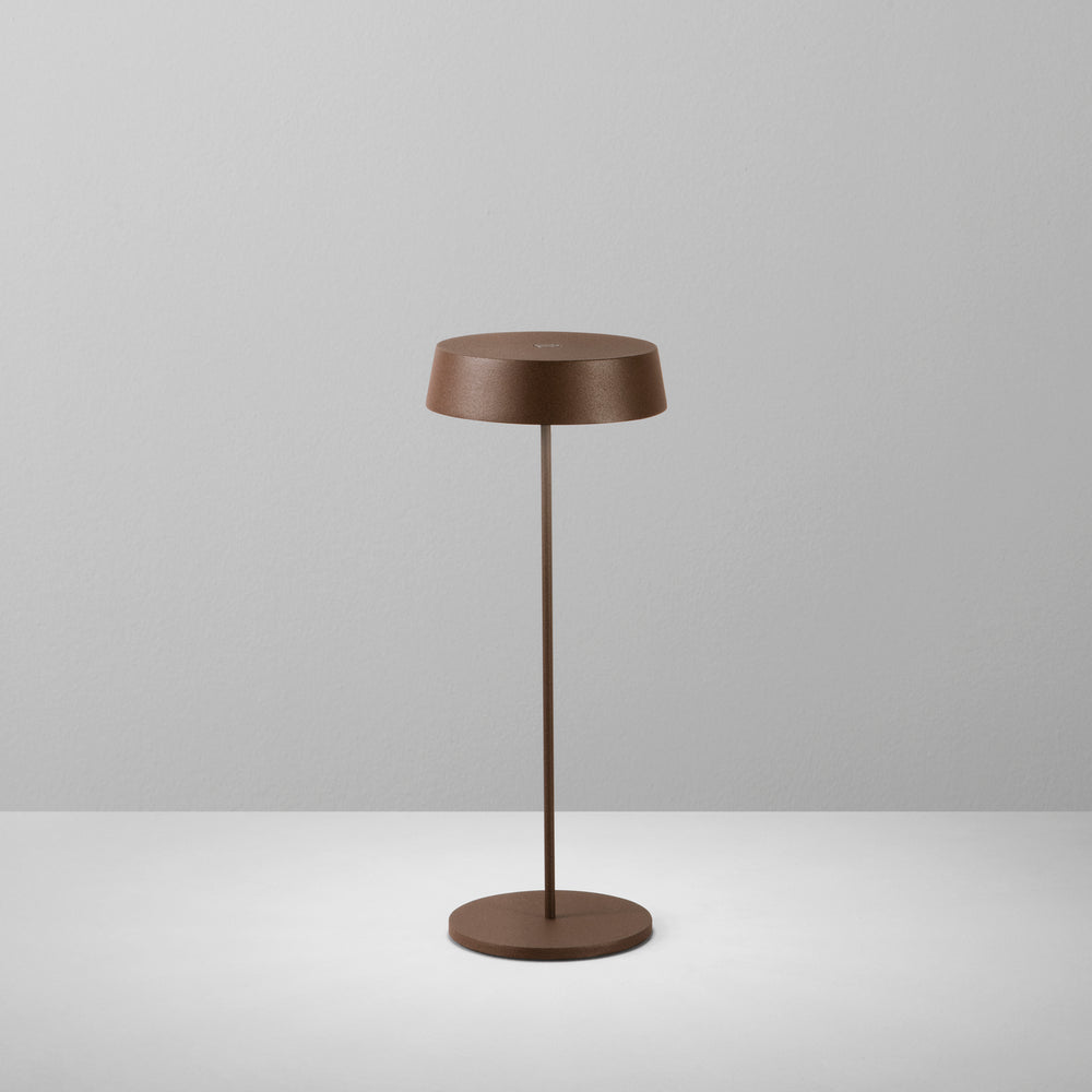 LAMPADA DA TAVOLO RICARICABILE LED COCKTAIL BRONZO 2,2W 192LM 3000K DIMM. IP54 29,5X12X12CM