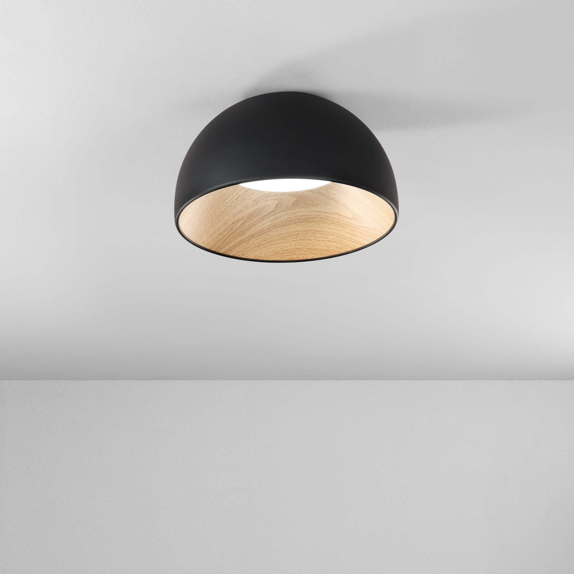 PLAFONIERA LED COCO NERA 30W CCT D35